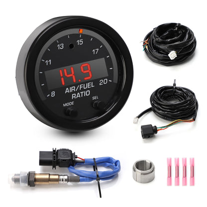 CNSPEED Car O2 Air Fuel Ratio Gauge Kit – EM 30-0300 X-Series Wideband LSU 4.9 Oxygen Sensor for Car