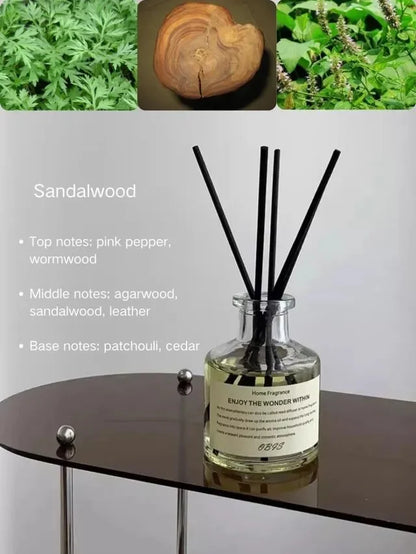 50ml Flameless Freesia Jasmine Reed Diffuser – Home Fragrance Oil & Room Air Freshener