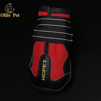 Dog Shoes Waterproof Rain Boots — Anti-Slip, Warm Snow & Reflective Protection for Small and Large Pets