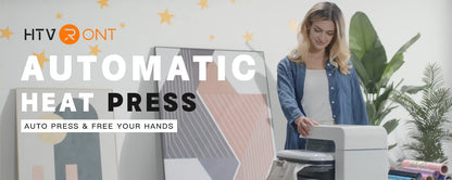 HTVRONT 15x15" Auto Heat Press Machine – 1500W with Automatic Pressure for DIY Iron-On HTV Vinyl & Sublimation on T-Shirts, Bags, Fabrics
