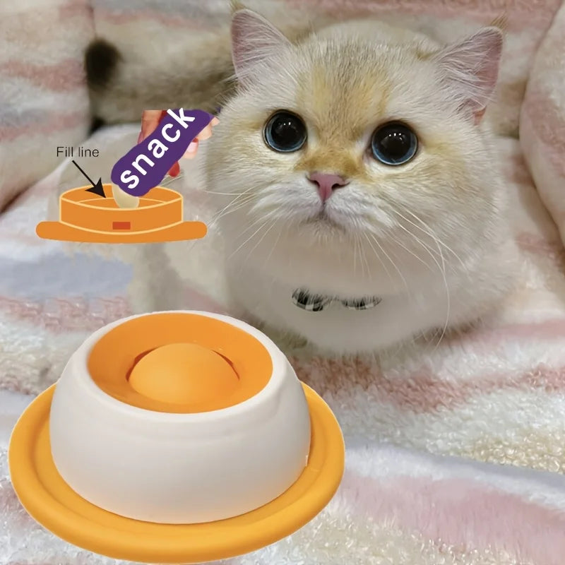 Pet Lick Mat Slow Feeder – Yogurt Licking Plate for Dogs & Cats, Interactive Snack Bowl, Promotes Dental Health