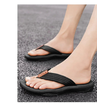 Men’s Summer Flip Flops – Comfortable Non-Slip Casual Slides & Beach Sandals