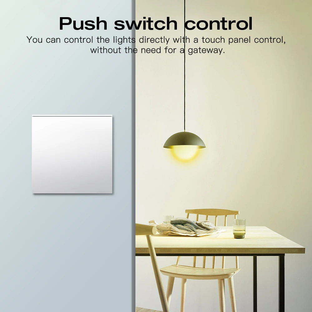GLEDOPTO ZigBee 3.0 Mini Smart Triac AC Dimmer – APP, Voice, Button & 2.4G RF Control Smart Light Switch with Quick Connect Port
