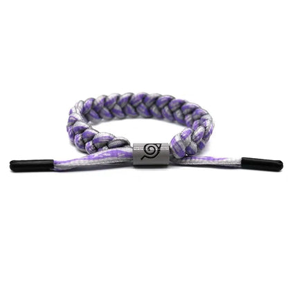 Naruto Anime Bracelet – Adjustable Cosplay Rope Wristband for Couples, Men & Women (Sasuke, Hinata, Itachi, Hyuga)
