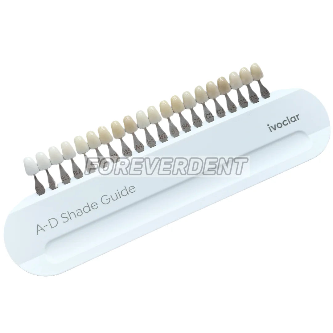 Dental A-D Bleached Shade Guide – 4/20 Colors Teeth Whitening Chart Based on Vita BL1/2/3/4