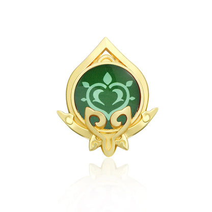 Genshin Impact Sumeru Vision Pins - Anime Character Element Badge Lapel Brooch Collectible Accessories