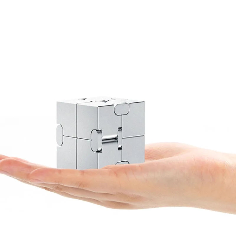 Magic Infinity Cube – Stress Relief & Educational Fidget Toy for Kids and Adults, Portable Christmas Gift