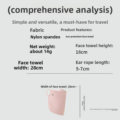 Women’s Ice Silk Sun Protection Mask 2026 – Breathable UV Resistant Cycling Neck Gaiter Summer Sunshade Veil