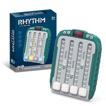 Electronic Music Reflex Game Console - Stress-Relief Puzzle Toy for Kids with Music Challenges, Brain Training, and Reaction Exercises
