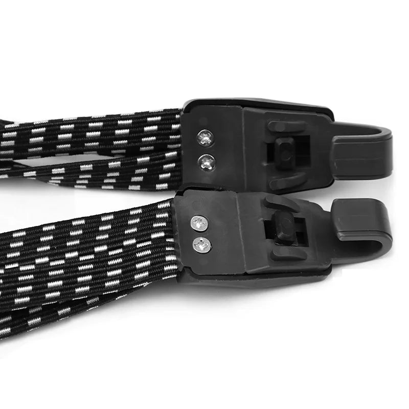 Elastic Bicycle Luggage Carrier Straps with Buckle & Hook – Mountain Bike Rack Rope Belt Accessories