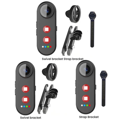 Bike Camera with Tail Light - 150° Wide-Angle Cycling Camera and Smart Rear Light for Road & Mountain Biking, Night Riding