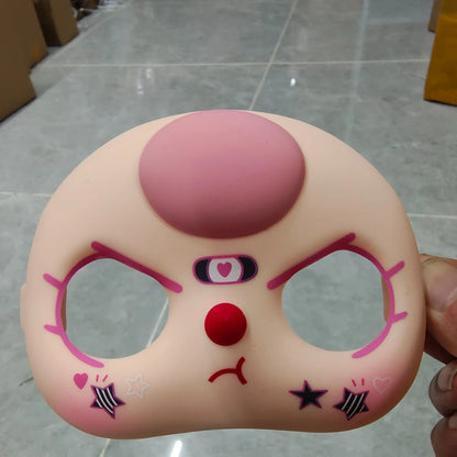 In-Stock 400% Baby Three Vinyl Faces — High-Quality Handmade Angry Expression Replacement Accessory for Dolls