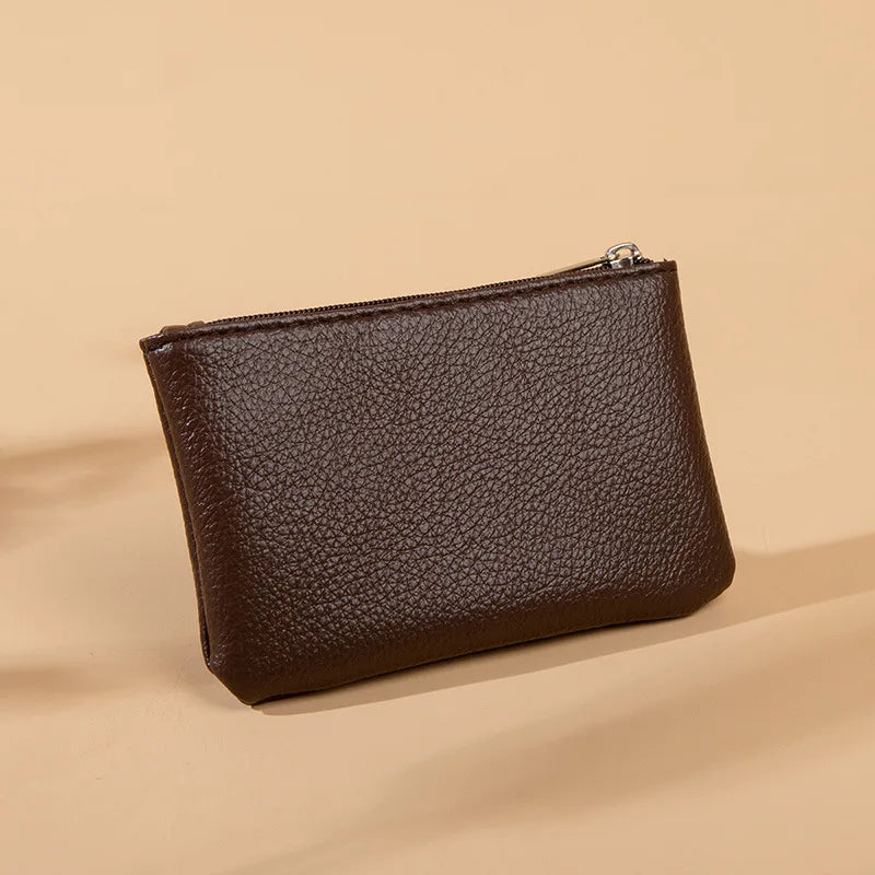 Fashion Women’s Small PU Wallet – High-Quality Zipper Card Purse & Key Storage Bag for Ladies