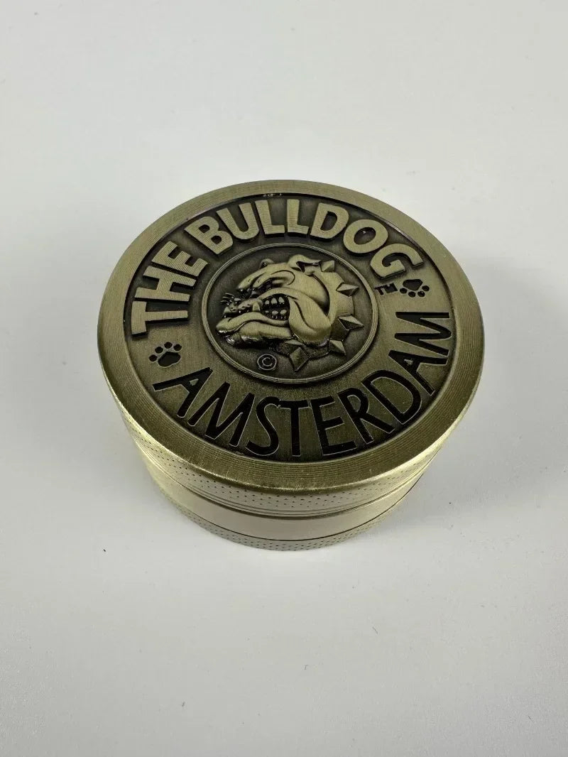 1.6/2-inch Dog Herb Grinder — 4-Layer Metal Manual Spice & Tobacco Mill for Smoking Accessories