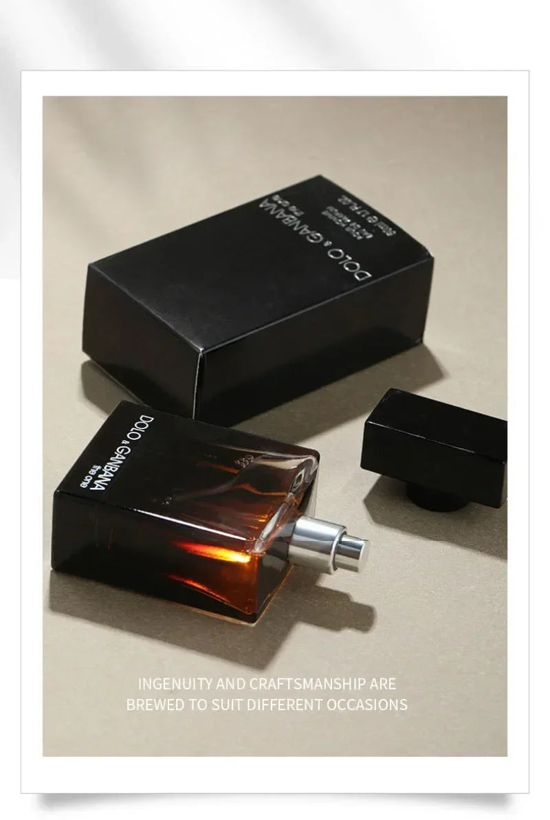 Top Brand Men's Eau de Toilette 50ML — Fresh Romantic Fougere Woody Cologne, Long-Lasting Perfume