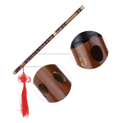 Pluggable Bitter Bamboo Dizi Flute – Handmade Traditional Chinese Woodwind Instrument, Key C/D/G for Professional Performance
