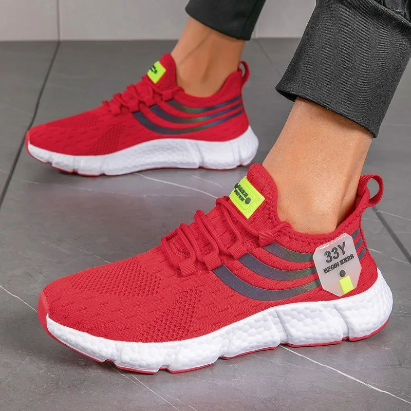 2024 Men's Breathable Sneakers – Comfortable Casual Running & Tennis Shoes for Summer