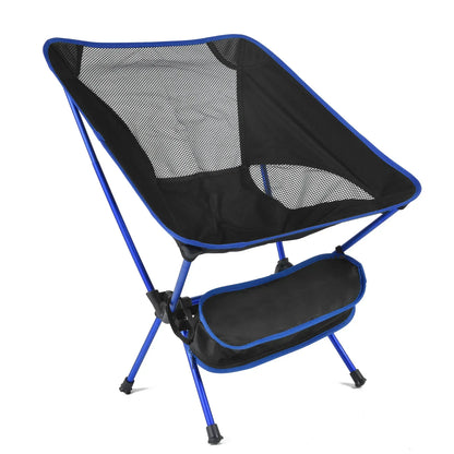 Portable Lazy Back Chair – High-End Lightweight Aluminum Alloy Folding Moon Chair for Outdoor Camping & Travel