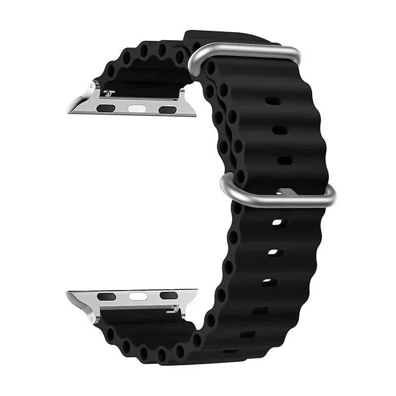 Strap for Apple Watch Ultra Band – 49mm, 44mm, 45mm, 41mm, 40mm, 38mm, 1:1 Original Ocean Belt for iWatch Series 9, 8, 7, SE Bands
