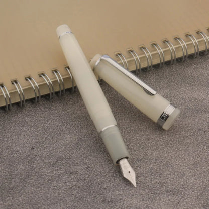 JINHAO 82 Transparent Fountain Pen — Spin Golden EF/F/M Nib, Ink Pen for Business, Office & School Supplies