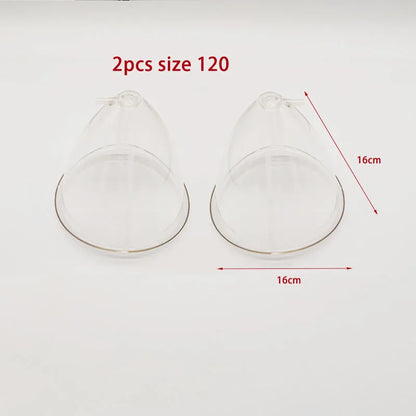 E-Cup Vacuum Suction Breast Enlargement & Body Massage Device, Multi-Function Cupping System for Neck, Back, Butt Lift & Nipple Care