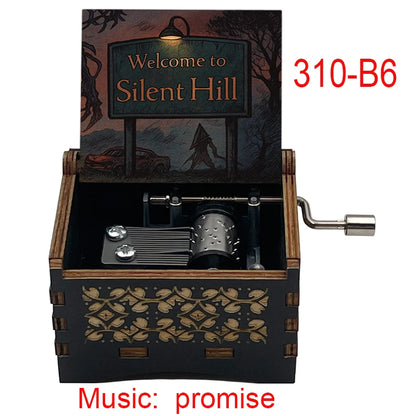 Silent Hill 2 Promise Music Box - 18-Tone Classic Game Soundtrack Wooden Decor and Holiday Gift