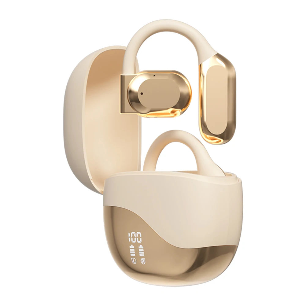 Wireless Bluetooth Translation Earbuds - Real-Time AI Translator Headphones with 140 Language Support for Travel & Business