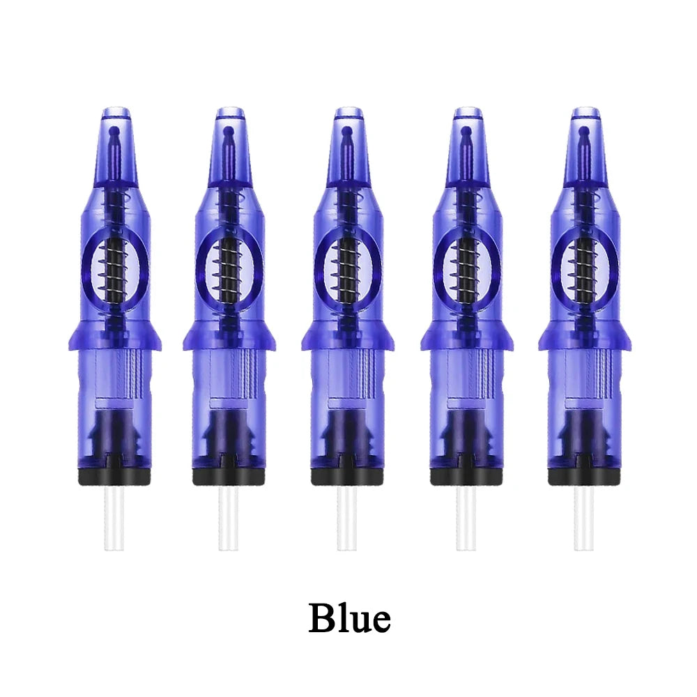 10/5PCS Ballpoint Cartridge Tattoo Needles — Practice Needles for Beginners & Designer Drawing with Tattoo Pen Machine