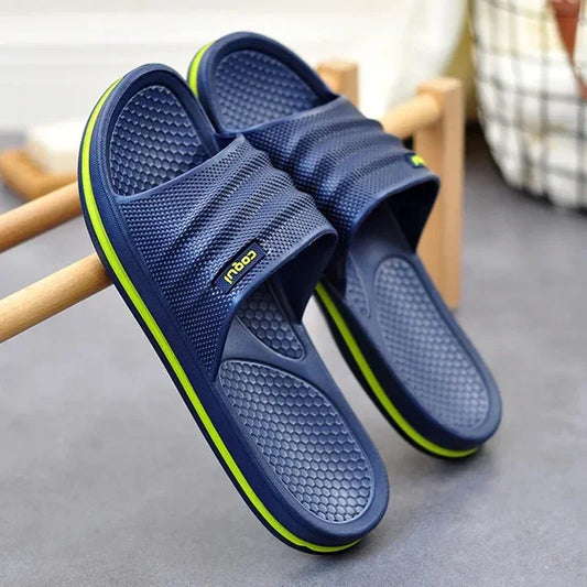 Men’s EVA Bathroom Slippers – Comfortable Non-Slip Soft Sole Indoor Summer Home Slide Sandals for Daily Wear