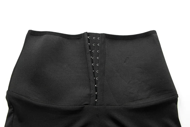 Women Sauna Sweat Pants Body Shaper Shorts – Slimming Waist Trainer Tummy Control Leggings for Weight Loss & Gym