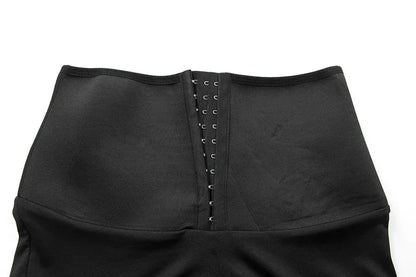 Women Sauna Sweat Pants Body Shaper Shorts – Slimming Waist Trainer Tummy Control Leggings for Weight Loss & Gym