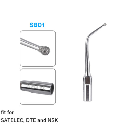 AZDENT Dental Ultrasonic Scaler Tips – Scaling, Periodontics, Endo, Perio Tips for EMS, Woodpecker, DTE, NSK, SATELEC Scalers