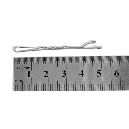 50Pcs Bobby Pin Hair Clips - Solid Grip Styling Pins for Women Girls Curly & Wavy Hairstyles