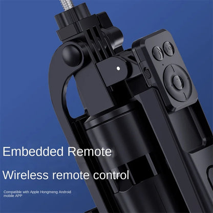 FANGTUOSI 180cm Wireless Selfie Stick Tripod – Phone Holder Stand with Bluetooth Shutter for Smartphones & Cameras