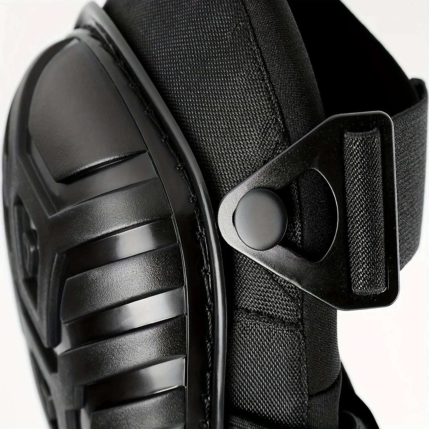 Professional Heavy-Duty Knee Pads for Work - Ideal for Gardening, Construction with Double Straps and Adjustable Clips - Industrial Grade Tactical Protection