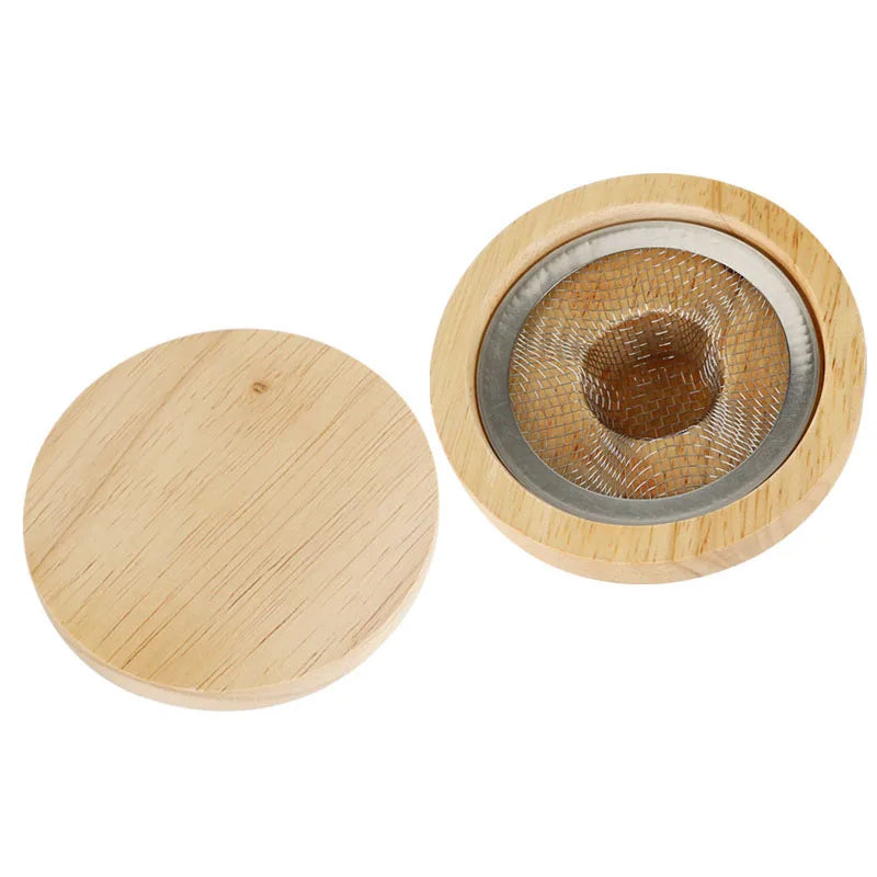 Cocktail Smoker Kit — Whiskey Wooden Smoker with Apple, Cherry, Oak & Pecan Wood Chips, Bar & Kitchen Drink Accessory