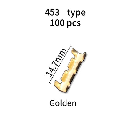 50/100Pcs Quick Connect Terminal Blocks - Push-Button Docking Connector Wiring Terminals