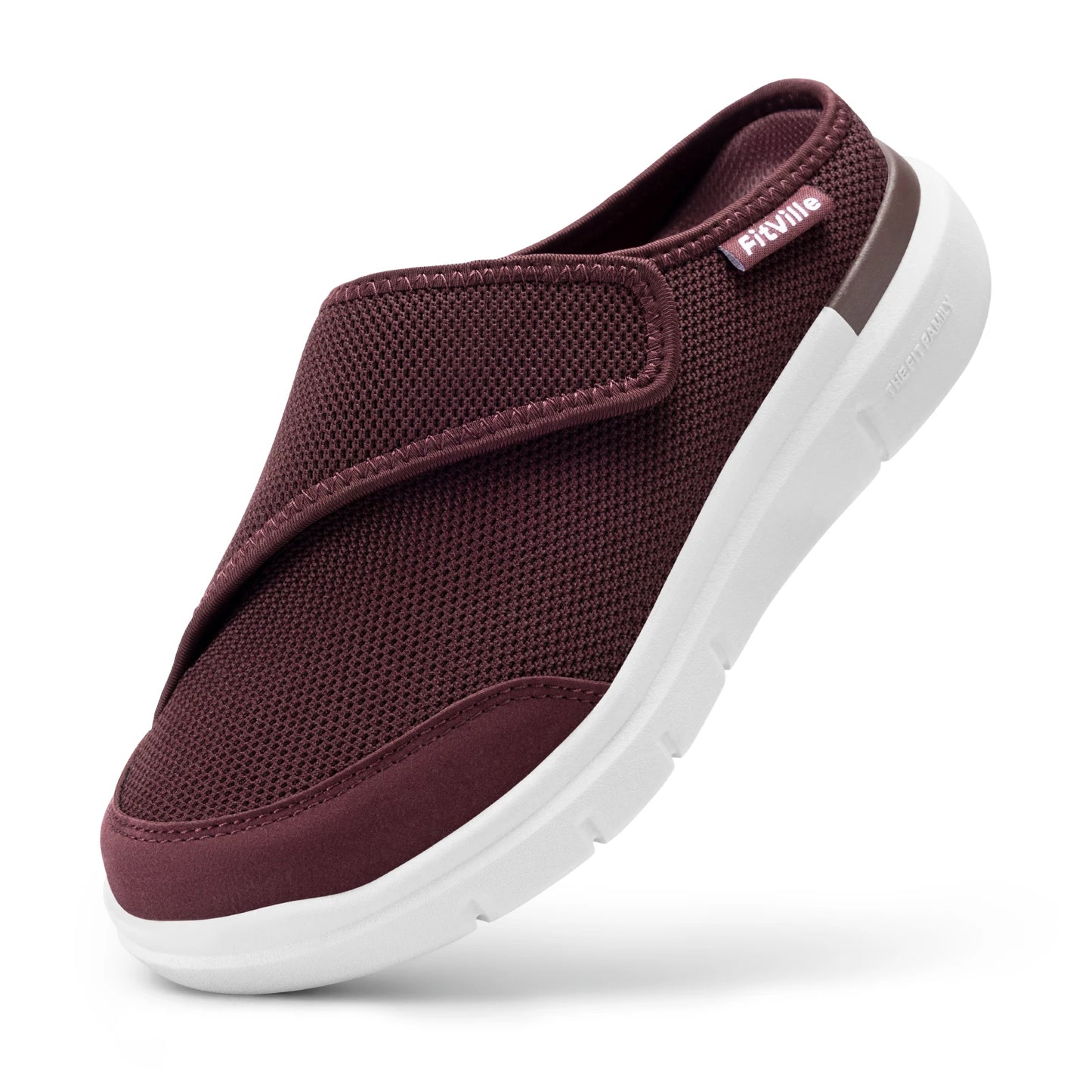 FitVille Women’s Orthopedic Wide Fleece-Lined Slippers, Arch Support Recovery Clogs Comfortable Slip-On Footwear for Daily Wear