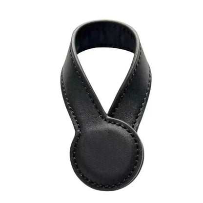 Multi-Purpose PU Leather Magnetic Hat Clip – Strong Magnetic Round Organizer for Travel Bags, Luggage & Accessories Holder