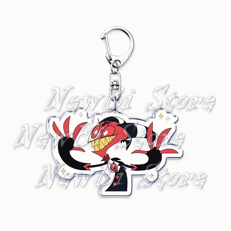 Helluva Blitzo Anime Keychain – Boss Pendant Bag Accessory & Fan Gift Keyring Jewelry