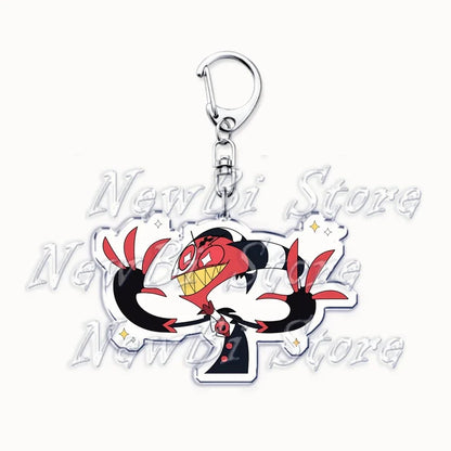 Helluva Blitzo Anime Keychain – Boss Pendant Bag Accessory & Fan Gift Keyring Jewelry