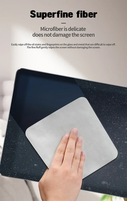 New Nano-Texture Polishing Cloth for Apple Devices – 1:1 Screen Cleaner for iPhone, iPad, Mac, iPod Pro & Apple Watch