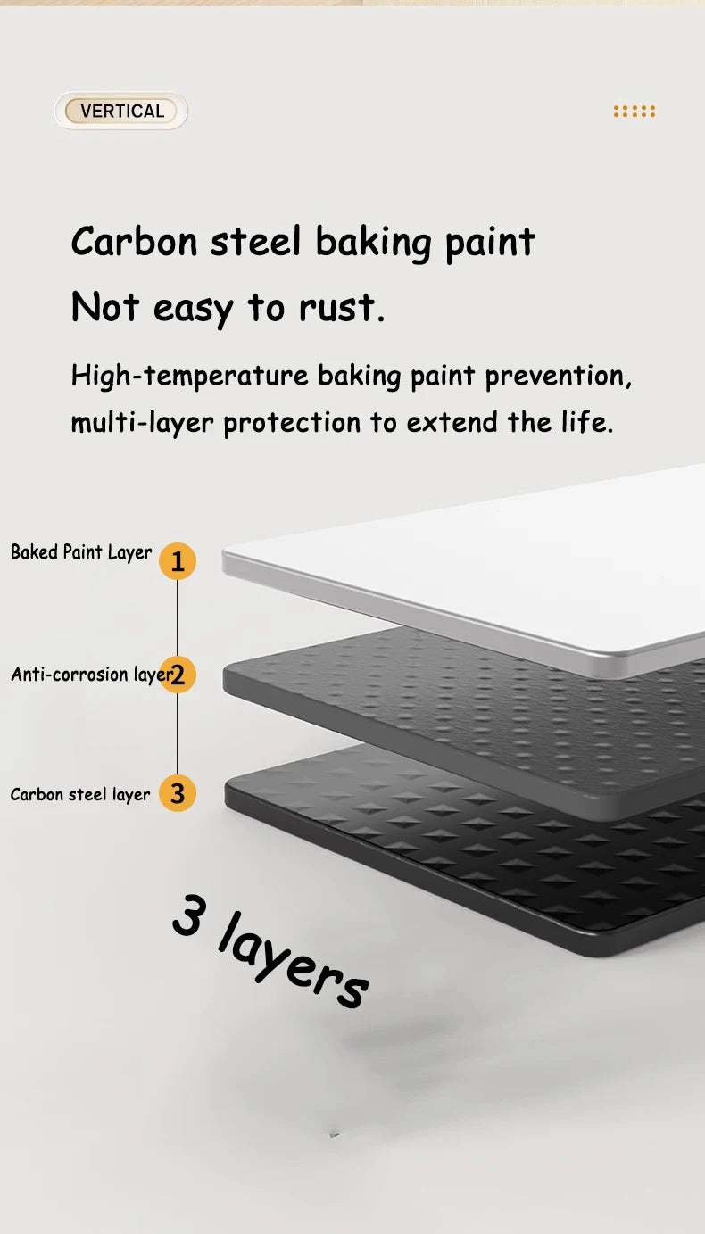 Telescopic Under-Desk Storage Rack – Metal Cable Management Tray for Home and Office, No-Punch Wire Organizer