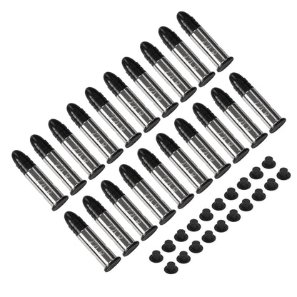 22LR Dummy Rounds — Practice Training Bullets, 6 or 12PCS for Safe Shooting Practice