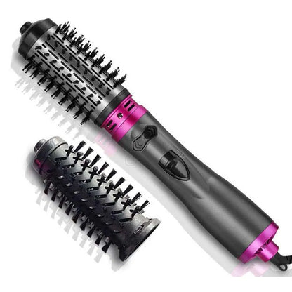 Negative Ionic 3-in-1 Hair Dryer Brush – Hot Air Straightening Comb & Curling Iron Multifunctional Styling Tool