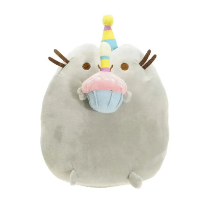 Pusheen Kawaii Cat Plush Toy - Cute Donut, Unicorn, Ice Cream, Pizza, and Cake Stuffed Animal for Gifts and Room Decor