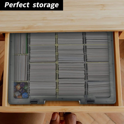 2300+ Trading Card Storage Box – Playing Card Case Organizer for PM TCG, Yu-Gi-Oh, CAH & Phase 10
