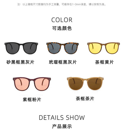 UV400 Polarized Folding Sunglasses – Anti-UV Oval Frame for Men & Women