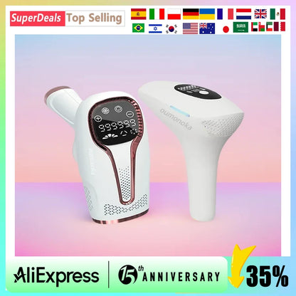 Body Bikini IPL Hair Removal Device — 999,999 Flashes Permanent Painless Laser Epilator for Women, Home Use