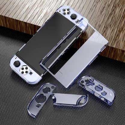 Transparent Protective Case for Nintendo Switch OLED — PC Shell Cover for Switch OLED Console